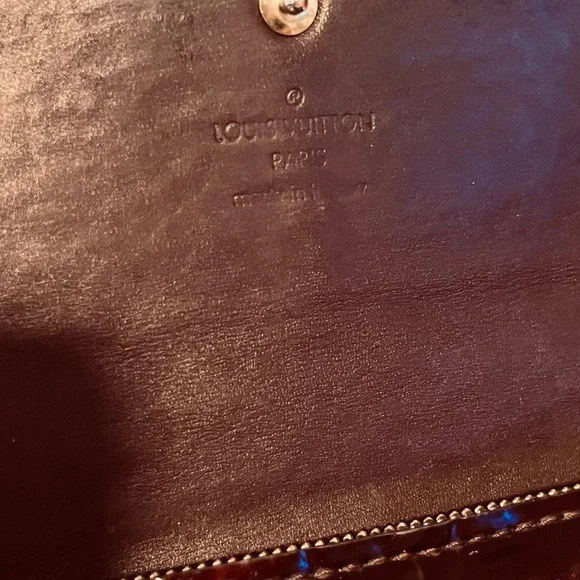 Louis Vuitton purple vernis Patent Leather Clutch wallet - Picture 7 of 13